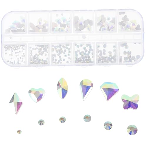 VALICLUD DIY Nagelkunst Charms Fächer Box mit Flachen Rückseiten für Maniküre Dekoration Vielseitige DIY Anhänger für Nägel Kunsthandwerk Kleidung und Mehr VALICLUD DIY Nagelkunst Charms Fächer Box mit Flachen Rückseiten für Maniküre Dekoration Vielseitige DIY Anhänger für Nägel Kunsthandwerk Kleidung und Mehr von VALICLUD