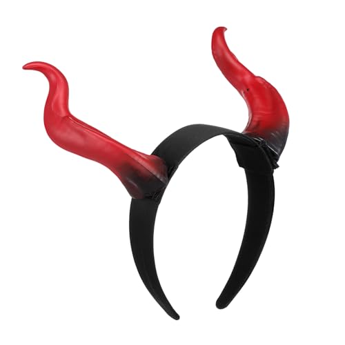 VALICLUD Dämonenhörner Haarreif Halloween Kopfband Kunsthorn Kostüm Accessoire Leicht Bequem für Party Bühne Performance Festliche Anlässe VALICLUD Dämonenhörner Haarreif Halloween Kopfband Kunsthorn Kostüm Accessoire Leicht Bequem für Party Bühne Performance Festliche Anlässe von VALICLUD