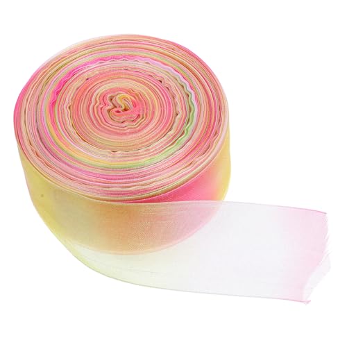 VALICLUD Dekoratives Band Wickelband Krawattenband Bänder Für Blumensträuße Bandhalter Partyband Bänder Für Handwerk Bandgestell Streifenband Ribbon Crinkle Chiffon Schleife von VALICLUD