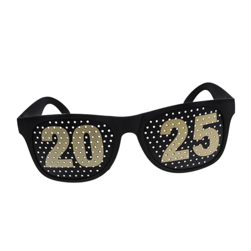 VALICLUD Digitale Brille Neon Leuchtende Brille 2025 Brillengestell Silvester-party-brille Weihnachtsbrille 2025 Nummernbrille Erwachsene Glänzend Neujahrsbrille Gläser Für Feier Black Abs VALICLUD Digitale Brille Neon Leuchtende Brille 2025 Brillengestell Silvester-party-brille Weihnachtsbrille 2025 Nummernbrille Erwachsene Glänzend Neujahrsbrille Gläser Für Feier Black Abs von VALICLUD