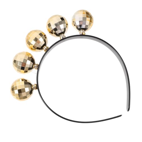 VALICLUD Disco Ball Haarreif Leichtes Stirnband Party Kopfschmuck für Frauen und Karneval Weihnachten Bühnenauftritt Cosplay Festtags Accessoire von VALICLUD
