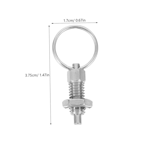 VALICLUD Edelstahl Federbolzen mit Zugring Rostfrei Selbstsichernd Installieren Langlebig und Vielseitig für Anhängerteile Tor Möbelbefestigung Schnelles Einrasten und Stabile Fixierung VALICLUD Edelstahl Federbolzen mit Zugring Rostfrei Selbstsichernd Installieren Langlebig und Vielseitig für Anhängerteile Tor Möbelbefestigung Schnelles Einrasten und Stabile Fixierung von VALICLUD