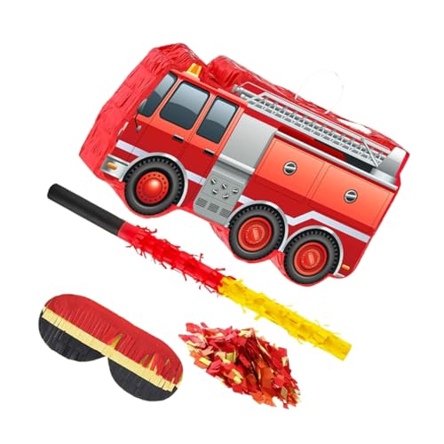 VALICLUD Feuerwehr Feuerwehrwagen Piñata mit Augenbinde Schläger und Konfetti Bunte Feuerwehrmann Motto Geburtstag Party Dekoration für Jungen Feier VALICLUD Feuerwehr Feuerwehrwagen Piñata mit Augenbinde Schläger und Konfetti Bunte Feuerwehrmann Motto Geburtstag Party Dekoration für Jungen Feier von VALICLUD