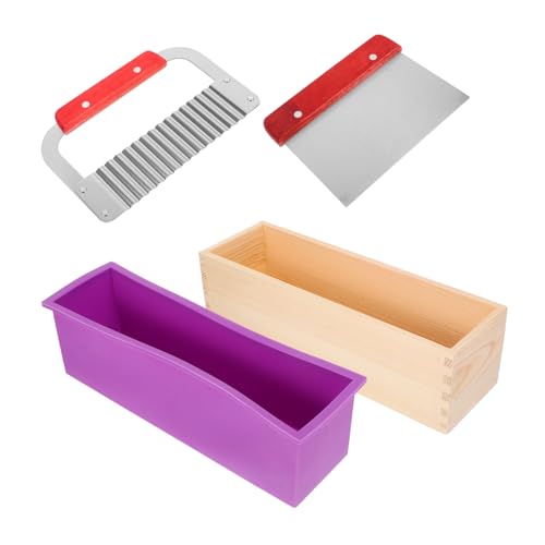 VALICLUD Flexibles Teiliges DIY Seifenformen aus Lebensmittelechtem Silikon Rechteckige Handgemachte Seifenlaibformen mit Langlebiger Holzbox Praktisch und Leicht zu Reinigen für Kreative VALICLUD Flexibles Teiliges DIY Seifenformen aus Lebensmittelechtem Silikon Rechteckige Handgemachte Seifenlaibformen mit Langlebiger Holzbox Praktisch und Leicht zu Reinigen für Kreative von VALICLUD