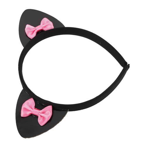 VALICLUD Frauen Mädchen Katze Ohren Stirnband Süßes Haarband Kopfbeobachter Cosplay Halloween Party Kostüm Haarzubehör Plüsch Weiche Ohren Für Make -up -dusche von VALICLUD