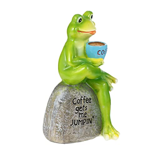 VALICLUD Frosch Tischschmuck aus Harz Desktop Dekoration für Garten und Büro Langlebig und Perfektes für Freunde VALICLUD Frosch Tischschmuck aus Harz Desktop Dekoration für Garten und Büro Langlebig und Perfektes für Freunde von VALICLUD