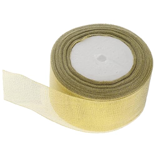 VALICLUD Glitzerband Goldfarben Geschenkband Für Hochzeiten Partys Und Feiertagsdekoration Langlebig Zum Verpacken Von Geschenken Für DIY Projekte VALICLUD Glitzerband Goldfarben Geschenkband Für Hochzeiten Partys Und Feiertagsdekoration Langlebig Zum Verpacken Von Geschenken Für DIY Projekte von VALICLUD
