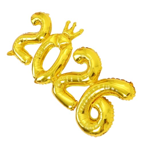 VALICLUD Goldene Ballons aus Aluminiumfolie Große Schwebende Zahlen für Silvester Abschlussfeier Geburtstags- Hochzeits Klassenparty Dekoration Schnelle Einfache Montage Vielseitig VALICLUD Goldene Ballons aus Aluminiumfolie Große Schwebende Zahlen für Silvester Abschlussfeier Geburtstags- Hochzeits Klassenparty Dekoration Schnelle Einfache Montage Vielseitig von VALICLUD