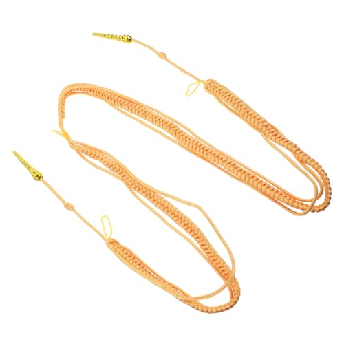 VALICLUD Goldene Geflochtene Schulterklappen Für Uniform Und Kleid Achsel-schulterkordel Hängende Achselaccessoires Für Formelle Anlässe Und Bühnenauftritte von VALICLUD