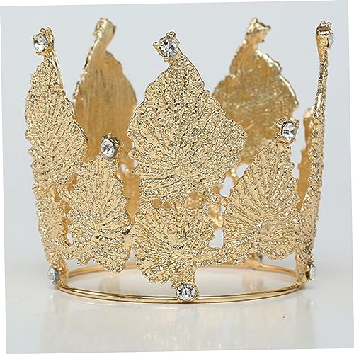 VALICLUD Goldene Tortenkrone Cake Topper mit Funkelnden Strasssteinen Geburtstagstorte Deko Vielseitige Kuchenverzierung und Braut Kopfschmuck für Besondere Anlässe VALICLUD Goldene Tortenkrone Cake Topper mit Funkelnden Strasssteinen Geburtstagstorte Deko Vielseitige Kuchenverzierung und Braut Kopfschmuck für Besondere Anlässe von VALICLUD