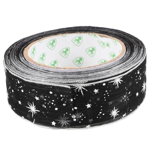 VALICLUD Goldenes Band Gruselig Eisstockschießen Verpackung Blumensträuße Urlaub Erste Breit Alles Zum Geburtstagsband Für Blumenstrauß Halloween Stoff Girlanden Nylon Schwarz VALICLUD Goldenes Band Gruselig Eisstockschießen Verpackung Blumensträuße Urlaub Erste Breit Alles Zum Geburtstagsband Für Blumenstrauß Halloween Stoff Girlanden Nylon Schwarz von VALICLUD