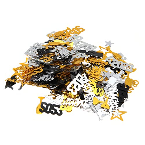 VALICLUD Graduation Konfetti Party Deko Schwarz Gold Silber Glitzernde Tischstreu Abschlussfeier Dekoration Sicher Geruchlos Vielseitig für Scrapbooking und DIY Feier VALICLUD Graduation Konfetti Party Deko Schwarz Gold Silber Glitzernde Tischstreu Abschlussfeier Dekoration Sicher Geruchlos Vielseitig für Scrapbooking und DIY Feier von VALICLUD