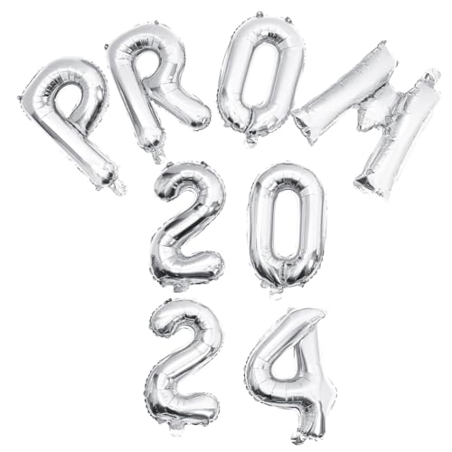 VALICLUD Graduation Party Folienballons Set Silber Langlebige Partydekoration für Abschlussfeier Fotorequisite Vielseitig als Wand und Tischdeko Geeignet Sichere Materialien von VALICLUD