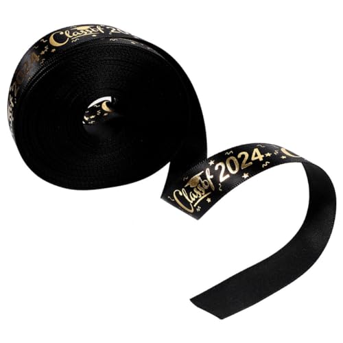 VALICLUD Graduierungsband Polyester Satinband Breit Geschenkband zum Verpacken Basteln Partydeko Hitzebeständig Langlebig Einfache Verarbeitung VALICLUD Graduierungsband Polyester Satinband Breit Geschenkband zum Verpacken Basteln Partydeko Hitzebeständig Langlebig Einfache Verarbeitung von VALICLUD