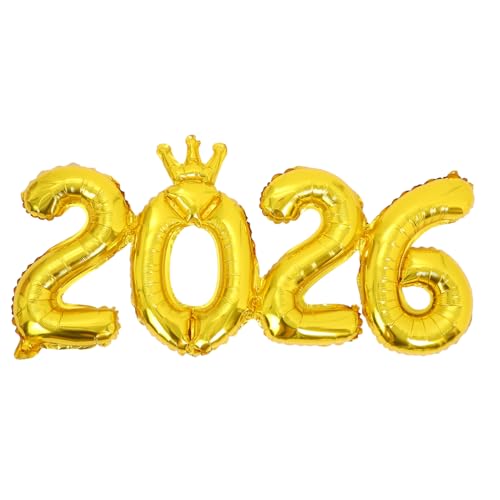 VALICLUD Große Zahlenballons aus Goldenem Aluminiumfolie Langlebig Schwebend Einfache Dekoration für Silvester Abschlussfeiern Geburtstage und Hochzeiten Stilvolle Party-deko Vielseitig VALICLUD Große Zahlenballons aus Goldenem Aluminiumfolie Langlebig Schwebend Einfache Dekoration für Silvester Abschlussfeiern Geburtstage und Hochzeiten Stilvolle Party-deko Vielseitig von VALICLUD