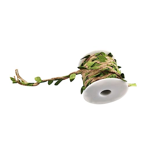 VALICLUD Grüne DIY Deko Juteschnur mit Blättern Flexible Geschenkband Hochzeit Party Bastelschnur Robust für Individuelle Dekoration und Geschenkverpackungen VALICLUD Grüne DIY Deko Juteschnur mit Blättern Flexible Geschenkband Hochzeit Party Bastelschnur Robust für Individuelle Dekoration und Geschenkverpackungen von VALICLUD