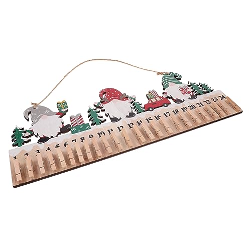 VALICLUD Hängendes Weihnachtsschild Mit Adventskalender Großer Türanhänger Aus Holz Festliche Wanddekoration Für Weihnachten Weihnachtsdeko Für Zuhause Und Geschäft VALICLUD Hängendes Weihnachtsschild Mit Adventskalender Großer Türanhänger Aus Holz Festliche Wanddekoration Für Weihnachten Weihnachtsdeko Für Zuhause Und Geschäft von VALICLUD
