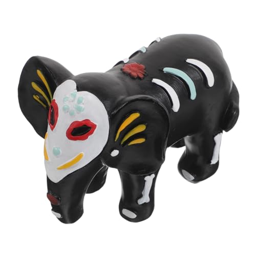 VALICLUD Halloween Elefantenstatue Aus Kunstharz Dekorative Elefantenfigur Für Den Tisch – Tierornament Für Zimmer Büro Regal Und Partybedarf VALICLUD Halloween Elefantenstatue Aus Kunstharz Dekorative Elefantenfigur Für Den Tisch – Tierornament Für Zimmer Büro Regal Und Partybedarf von VALICLUD