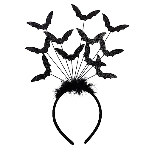 VALICLUD Halloween Fledermaus Haarreif Kostüm Zubehör für Erwachsene Wiederverwendbarer Kopfschmuck aus Sicherem Material für Halloween Partys und Cosplay Einfach zu Reinigen und Bequem zu VALICLUD Halloween Fledermaus Haarreif Kostüm Zubehör für Erwachsene Wiederverwendbarer Kopfschmuck aus Sicherem Material für Halloween Partys und Cosplay Einfach zu Reinigen und Bequem zu von VALICLUD