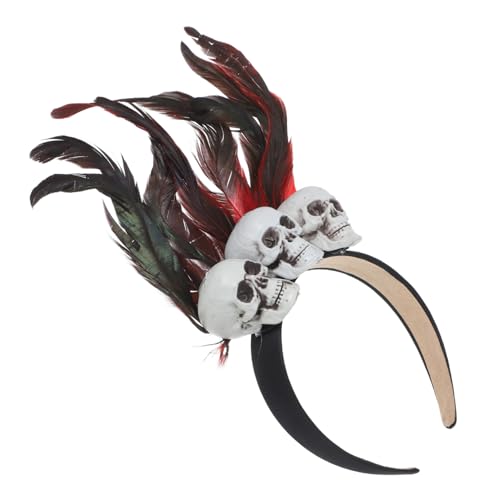 VALICLUD Halloween Haarreif mit und Schwarzem Totenschädel Leichter Kopfschmuck für Karneval Cosplay Mottoparty und Bühnenauftritte Komfortabel und Vielseitig Einsetzbar VALICLUD Halloween Haarreif mit und Schwarzem Totenschädel Leichter Kopfschmuck für Karneval Cosplay Mottoparty und Bühnenauftritte Komfortabel und Vielseitig Einsetzbar von VALICLUD