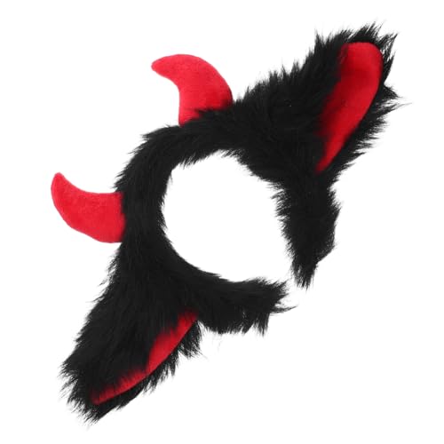 VALICLUD Stirnband Mit Dämonenhörnern Ochsenhörner Schwarzes Cosplay-stirnband Für Halloween-partys Böses Kostüm-accessoire Für Frauen Und Mädchen Passform Für Teufelsfeste Und VALICLUD Stirnband Mit Dämonenhörnern Ochsenhörner Schwarzes Cosplay-stirnband Für Halloween-partys Böses Kostüm-accessoire Für Frauen Und Mädchen Passform Für Teufelsfeste Und von VALICLUD