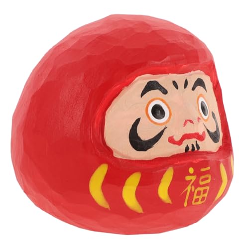 VALICLUD Handgefertigte Holzfigur Puppe Japanische Desktop Figurine Miniatur Ornament für Wohn und Bürodekoration Kreative Kleine Statue für Frieden und Glück VALICLUD Handgefertigte Holzfigur Puppe Japanische Desktop Figurine Miniatur Ornament für Wohn und Bürodekoration Kreative Kleine Statue für Frieden und Glück von VALICLUD