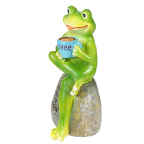 VALICLUD Harzfrosch Ornament für Schreibtisch und Garten Wunderschöne Dekoration für Schlafzimmer Wohnzimmer und Büro Resinfigur mit Lebendigen Farben Perfektes VALICLUD Harzfrosch Ornament für Schreibtisch und Garten Wunderschöne Dekoration für Schlafzimmer Wohnzimmer und Büro Resinfigur mit Lebendigen Farben Perfektes von VALICLUD