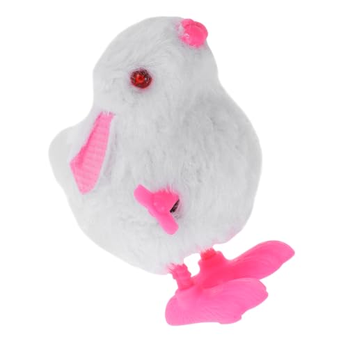 VALICLUD Hase Zum Aufziehen, Stofftier, Hasenspielzeug Für Kinder, Springender Osterhase Und Küken, Uhrwerkspielzeug Für Die Ostereiersuche, Partygeschenke VALICLUD Hase Zum Aufziehen, Stofftier, Hasenspielzeug Für Kinder, Springender Osterhase Und Küken, Uhrwerkspielzeug Für Die Ostereiersuche, Partygeschenke von VALICLUD