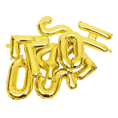VALICLUD Hello Zahlen Folienballon Gold Neujahrsdekoration Party Luftballons Partyzubehör für Silvester Feier Festliche Atmosphäre VALICLUD Hello Zahlen Folienballon Gold Neujahrsdekoration Party Luftballons Partyzubehör für Silvester Feier Festliche Atmosphäre von VALICLUD