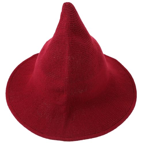 VALICLUD Hexenhut für Halloween Einzigartiger Kostüm Kopfschmuck für Damen für Festivals und Mottopartys aus Hochwertigem Gemisch Große Krempe VALICLUD Hexenhut für Halloween Einzigartiger Kostüm Kopfschmuck für Damen für Festivals und Mottopartys aus Hochwertigem Gemisch Große Krempe von VALICLUD