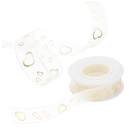 VALICLUD Hochwertiges Seidenband Dekoratives Geschenkband mit Goldgeprägtem Muster Vielseitiges Zuschneidbares Satinband für DIY Basteln Haaraccessoires Festtagsverpackungen VALICLUD Hochwertiges Seidenband Dekoratives Geschenkband mit Goldgeprägtem Muster Vielseitiges Zuschneidbares Satinband für DIY Basteln Haaraccessoires Festtagsverpackungen von VALICLUD