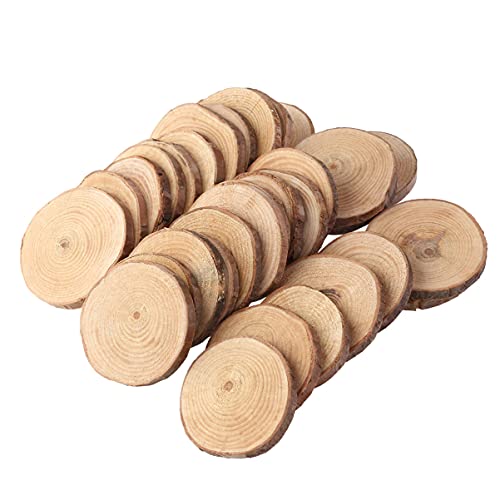 VALICLUD Hochzeitsdekoration Baumscheiben 30Pcs 4-5 Cm Naturholzscheiben Bastelholzkit mit Loch Holzkreisen Blockscheiben für Kunst Holzscheiben Weihnachtsschmuck DIY Basteln Holzplatte VALICLUD Hochzeitsdekoration Baumscheiben 30Pcs 4-5 Cm Naturholzscheiben Bastelholzkit mit Loch Holzkreisen Blockscheiben für Kunst Holzscheiben Weihnachtsschmuck DIY Basteln Holzplatte von VALICLUD
