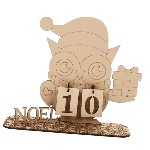VALICLUD Holz Adventskalender Desktop Kalender Weihnachtsdeko Verstellbar Langlebig Countdown Weihnachtszähler für Tischdekoration Weihnachten VALICLUD Holz Adventskalender Desktop Kalender Weihnachtsdeko Verstellbar Langlebig Countdown Weihnachtszähler für Tischdekoration Weihnachten von VALICLUD