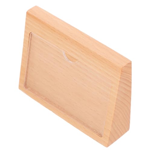 VALICLUD Holz Preisschild Halter Robuster Aufsteller für Preisschilder für Supermärkte Geschäfte und Messen Installieren Vielseitig und Langlebig von VALICLUD