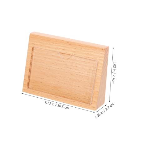 VALICLUD Holz Preisschildhalter Desktop Preisetikettenständer Freistehend Praktischer Preisschild Displayhalter für Supermarkt Laden Geschäft VALICLUD Holz Preisschildhalter Desktop Preisetikettenständer Freistehend Praktischer Preisschild Displayhalter für Supermarkt Laden Geschäft von VALICLUD