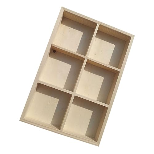 VALICLUD Holzbox mit Fächern Kompakter Organizer für Künstlerbedarf Aufbewahrungsbox für Ölmalstifte und Aquarellfarben Multifunktionale Sortierbox für Stifte Werkzeuge und Kleinteile VALICLUD Holzbox mit Fächern Kompakter Organizer für Künstlerbedarf Aufbewahrungsbox für Ölmalstifte und Aquarellfarben Multifunktionale Sortierbox für Stifte Werkzeuge und Kleinteile von VALICLUD