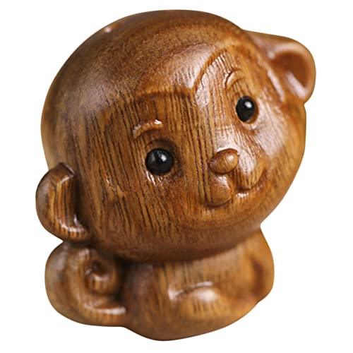 VALICLUD Holzfigur AFFE Schlüsselanhänger Handgefertigt Langlebig Dekorativ Multifunktional als Taschenanhänger und Schreibtischdeko Geeignet aus Grünem Sandelholz VALICLUD Holzfigur AFFE Schlüsselanhänger Handgefertigt Langlebig Dekorativ Multifunktional als Taschenanhänger und Schreibtischdeko Geeignet aus Grünem Sandelholz von VALICLUD