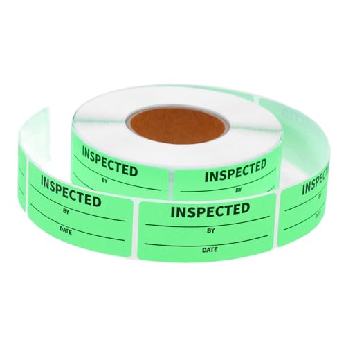 VALICLUD Inventarverwaltung Etiketten Selbstklebend pro Rolle Geprüfte Lagerbestandsaufkleber mit Zuverlässiger Haftung für Versand und Lagerhaltung von VALICLUD