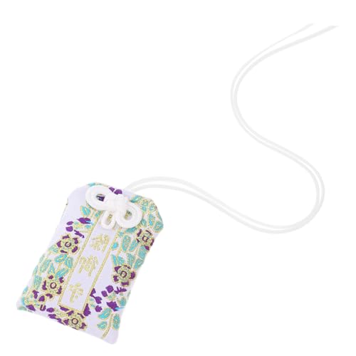 VALICLUD Japanischer Omamori Glücksbringer Anhänger Weiß Dekoratives Schutz Amulett für Auto und Tasche Japanisches Glücksbeutelchen DIY Omamori Anhänger Festlicher Schutz vor Unglück VALICLUD Japanischer Omamori Glücksbringer Anhänger Weiß Dekoratives Schutz Amulett für Auto und Tasche Japanisches Glücksbeutelchen DIY Omamori Anhänger Festlicher Schutz vor Unglück von VALICLUD