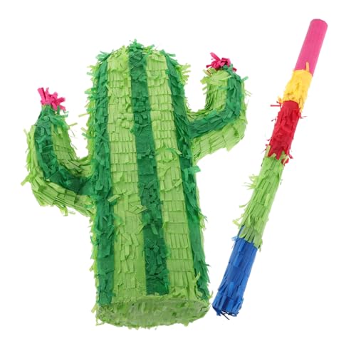VALICLUD Kaktus-piñata Fiesta-geburtstagszubehör Hawaiianische Piñata Kaktus-partydekorationen Kaktus Geburtstag Piñata Festival-pinata- Sommerliche Piñata Papier Green VALICLUD Kaktus-piñata Fiesta-geburtstagszubehör Hawaiianische Piñata Kaktus-partydekorationen Kaktus Geburtstag Piñata Festival-pinata- Sommerliche Piñata Papier Green von VALICLUD