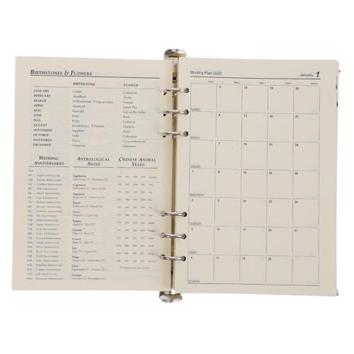 VALICLUD Kalender Planer Seiten Transparenter Abnehmbarer PP Matte Umschlag Flexibler Wochen und Monatsplaner Notizbuch für Glattes Schreiben und Vielseitige Terminorganisation VALICLUD Kalender Planer Seiten Transparenter Abnehmbarer PP Matte Umschlag Flexibler Wochen und Monatsplaner Notizbuch für Glattes Schreiben und Vielseitige Terminorganisation von VALICLUD