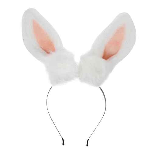 VALICLUD Kaninchenohren Haarband für Frauen Stirnband mit Cartoon Design Kostümzubehör für Partys Geburtstagsfeiern und Fotoshootings für Erwachsene von VALICLUD