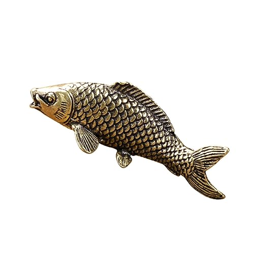 VALICLUD Karpfenfigur aus Kupfer Retro Karpfendekoration für Zuhause Handgefertigtes Dekoornament Vintage Stil und Dekorativ VALICLUD Karpfenfigur aus Kupfer Retro Karpfendekoration für Zuhause Handgefertigtes Dekoornament Vintage Stil und Dekorativ von VALICLUD