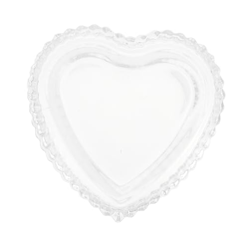 VALICLUD Kasten Schmuckstaierschachtel geformt ästhetisch Herz- Herzen Klarer herzförmiger Behälter Schmuckschatullen zum Valentinstag Glas Transparent von VALICLUD