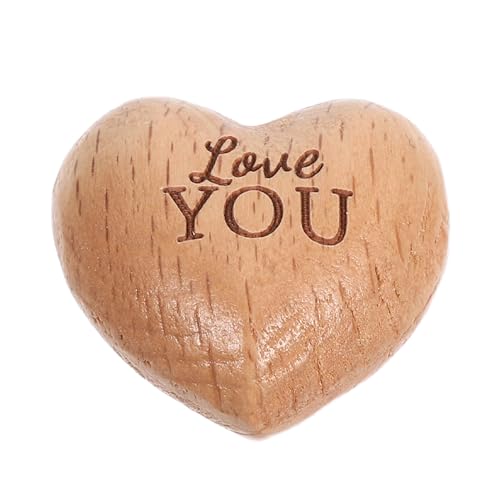 VALICLUD Kleine Holzherzen mit Gravur Love You Handgefertigte Buchenholz Ornamente Romantische Dekoration für Hochzeit Jahrestag Valentinstag Einzigartiges Eleganter VALICLUD Kleine Holzherzen mit Gravur Love You Handgefertigte Buchenholz Ornamente Romantische Dekoration für Hochzeit Jahrestag Valentinstag Einzigartiges Eleganter von VALICLUD