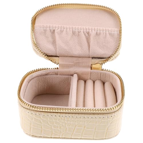 VALICLUD Kleine Reise Schmuckschatulle PU Schmuckbox mit Reißverschluss Schmuckorganizer für Damen und Mädchen Kompakte Schmuckaufbewahrung für Ringe Ohrringe Halsketten Praktischer VALICLUD Kleine Reise Schmuckschatulle PU Schmuckbox mit Reißverschluss Schmuckorganizer für Damen und Mädchen Kompakte Schmuckaufbewahrung für Ringe Ohrringe Halsketten Praktischer von VALICLUD