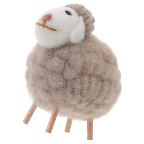 VALICLUD Kleines Schaf Dekorationsornament Niedliche Tischdekoration für Mädchen Geschenkidee für Freunde Familie Plüschschaf Kreative Wohnaccessoires für Kinderzimmer Büro VALICLUD Kleines Schaf Dekorationsornament Niedliche Tischdekoration für Mädchen Geschenkidee für Freunde Familie Plüschschaf Kreative Wohnaccessoires für Kinderzimmer Büro von VALICLUD