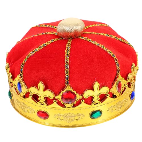 VALICLUD Krone Hut für Maskerade und Verkleidung Royal Headdress für Jungen für Cosplay Partys und Vielseitiges Kostümzubehör VALICLUD Krone Hut für Maskerade und Verkleidung Royal Headdress für Jungen für Cosplay Partys und Vielseitiges Kostümzubehör von VALICLUD