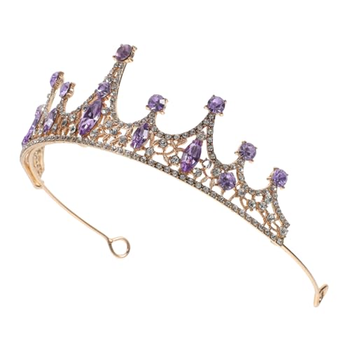 VALICLUD Kronenstirnband Mit Strass Für Haaraccessoire Für Partys Fotoshootings Und Besondere Anlässe Bequem Und Leicht Für Einen Stilvollen Auftritt von VALICLUD
