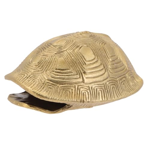 VALICLUD Kupfer Schildkrötenpanzer Dekoratives Handwerk Ornament für Schreibtisch Wohnkultur Feng Shui Glücksbringer Büro Deko Kleines Modell von VALICLUD